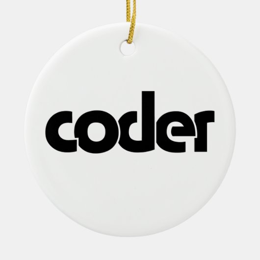 Coder Keramik Ornament (Vorne)
