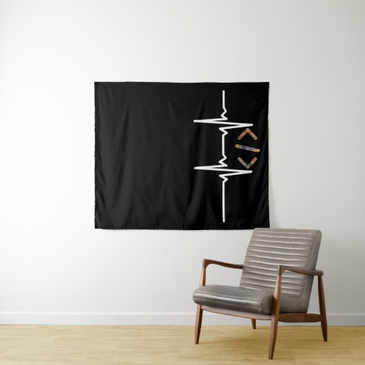 Coder lustig | Computer-Software-Programmierer Cod Wandteppich (Beispiel (Horizontal))