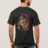 Coder Mindset T-Shirt – Optimiere Entwickle Knacke (Rückseite)
