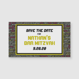 Coder-Party Speichern Sie das Date Magnet (klein)