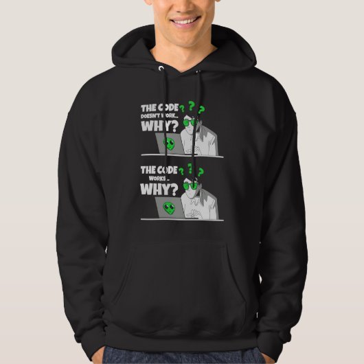Coder Programmer Software Engineer  Idea IT Fan Hoodie (Vorderseite)