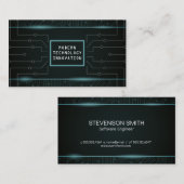 Coder | Programmierer | Visitenkarte für den Schal (Vorne/Hinten)