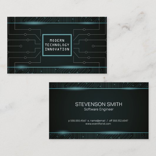 Coder | Programmierer | Visitenkarte für den Schal (Vorne/Hinten)