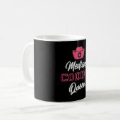Coder Queen Coding ICD Programmer Coder Kaffeetasse (Vorderseite Links)