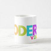 CODER V 2.0 - ENTWICKLUNGSGEEK KAFFEETASSE (Mittel)