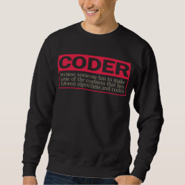 coder, warum nicht! sweatshirt