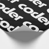 Coder Wrapping Paper Geschenkpapier (Ecke)