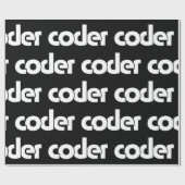 Coder Wrapping Paper Geschenkpapier (Flach)