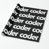 Coder Wrapping Paper Geschenkpapier (Ungerollt)