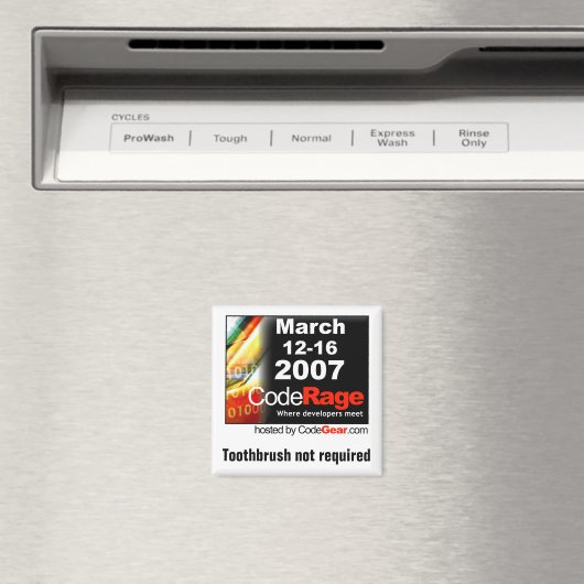 CodeRage Magnet (In Situ (Geschirrspüler))