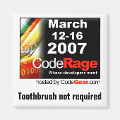 CodeRage Magnet (Vorne)