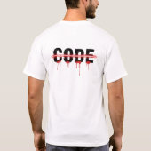 CODERED Algorithmischer Aufstand in Bewegung T-Shirt (Rückseite)