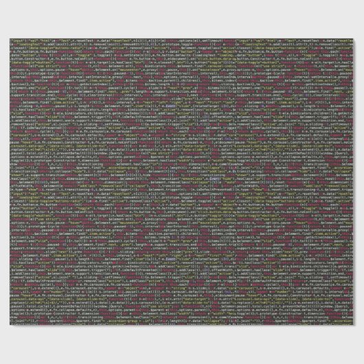 Coder's Delight Wrapping Paper Geschenkpapier (Flach)