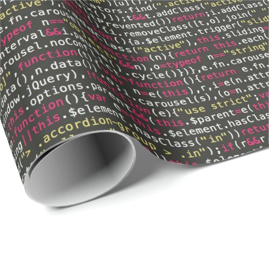 Coder's Delight Wrapping Paper Geschenkpapier (Rolleneckpunkt)