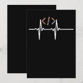 Coders Funny | Coding für Computersoftware Einladung (Vorne/Hinten)