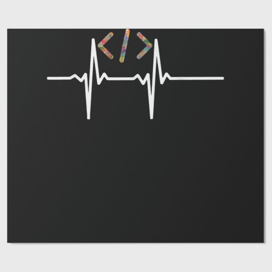 Coders Funny | Coding für Computersoftware Geschenkpapier (Flach)