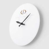 Coders Funny | Coding für Computersoftware Große Wanduhr (Winkel)