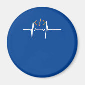 Coders Funny | Coding für Computersoftware Magnet (Vorne)