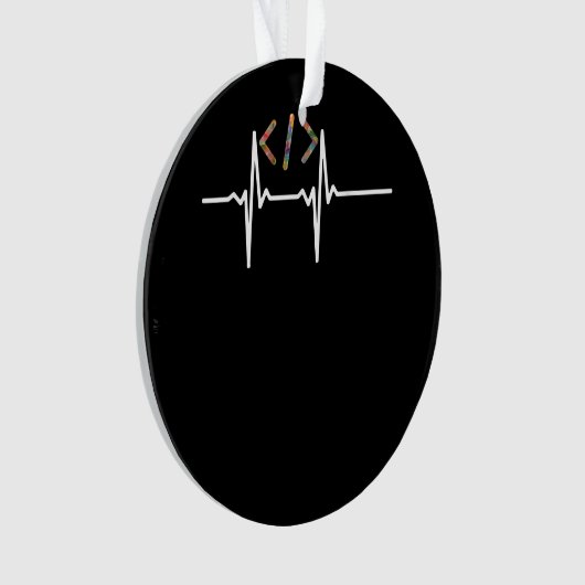 Coders Funny | Coding für Computersoftware Ornament (Vorderseite)