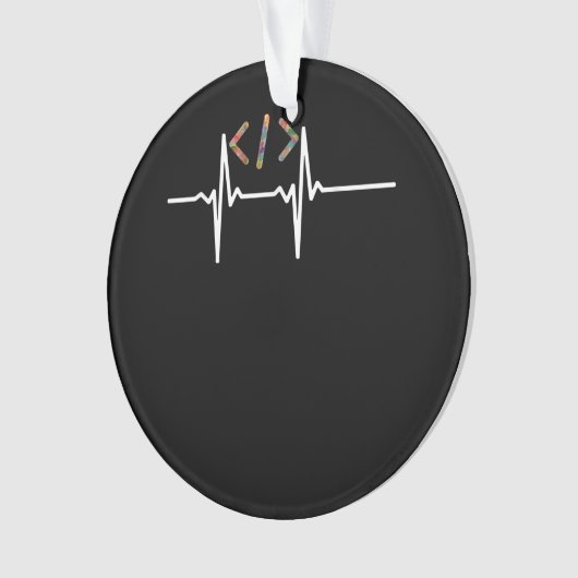 Coders Funny | Coding für Computersoftware Ornament (Vorderseite)