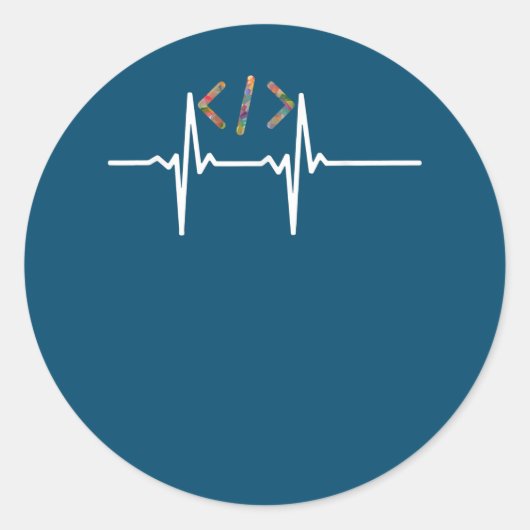 Coders Funny | Coding für Computersoftware Runder Aufkleber (Vorderseite)