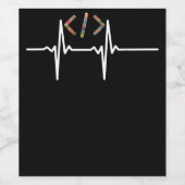 Coders Funny | Coding für Computersoftware Weinetikett (Einzelnes Label)