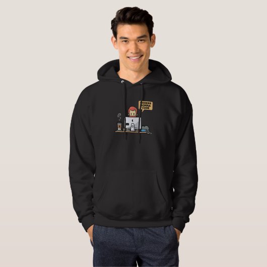 Coders Gonna Code Programmierer Computer Geek Nerd Hoodie (Vorne ganz)
