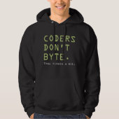 Coders nicht Byte Hoodie (Vorderseite)