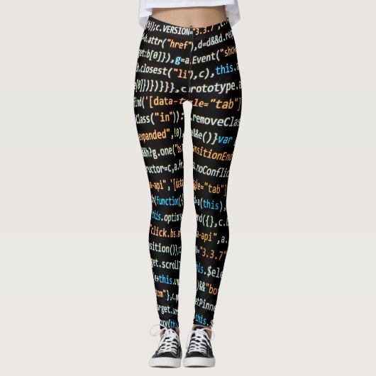 Coder's Paradies HTML-Kodierung Leggings (Vorderseite)