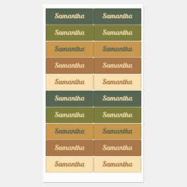 Codescore-Farbpalettennamen mit ästhetischen Farbp Etiketten