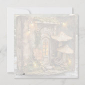 Codescore Mushroom Book Fall Scrapbook Journal Einladung (Rückseite)