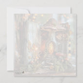 Codescore Mushroom Book Fall Scrapbook Journal Einladung (Rückseite)