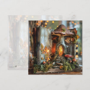Codescore Mushroom Book Fall Scrapbook Journal Einladung