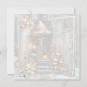 Codescore Mushroom Book Fall Scrapbook Seite Einladung (Rückseite)