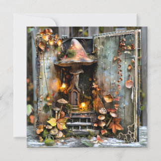 Codescore Mushroom Book Fall Scrapbook Seite Einladung