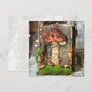 Codescore Mushroom Book Mossy Scrapbook Journal Einladung