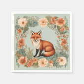 Codescore Niedlich Fox Serviette (Vorderseite)