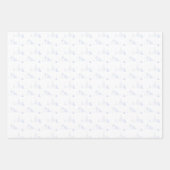 Codescore Wrapping Paper Navy Weihnachtszelt Geschenkpapier Set (Vorderseite)