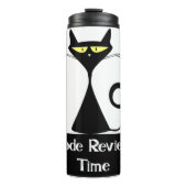 Codeüberprüfungszeit Thermosbecher (Vorderseite)