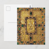 Codex Aureus von St. Emmeram Postkarte (Vorne/Hinten)