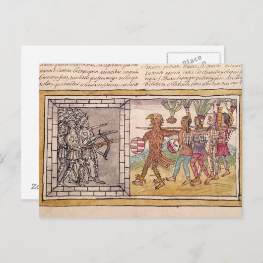 Codex Duran Postkarte (Vorne/Hinten)
