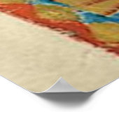 Codex Manesse Graf Friedrich von Leiningen Poster (Ecke)