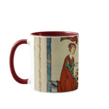 Codex Manesse Mittelalterliche Schachspieler Tasse