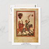 Codex Manesse von Master Manesse Postkarte (Vorne/Hinten)