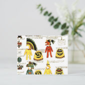 Codex Mendoza Postkarte (Stehend Vorderseite)