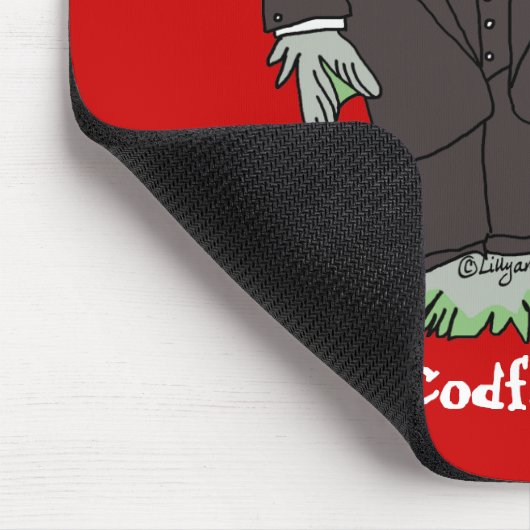 Codfather Kabeljaus Mousepad (Ecke)