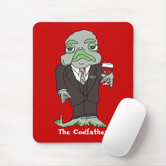 Codfather Kabeljaus Mousepad (Mit Mouse)