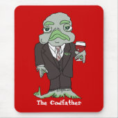 Codfather Kabeljaus Mousepad (Vorne)