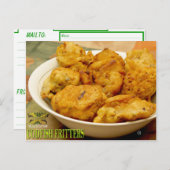 Codfish Fritters Postkarte (Vorne/Hinten)