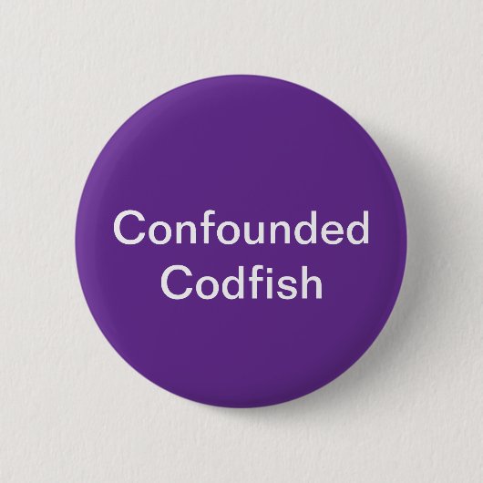 Codfish-Schaltfläche Button (Vorderseite)